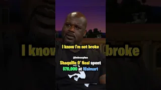 Shaquille O’ Neal spent $70,000 at Walmart