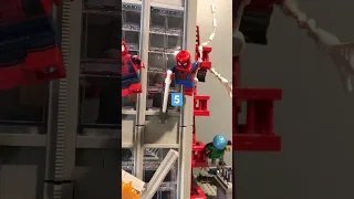 Every LEGO spider man minifigure on my Marvel modular buildings!