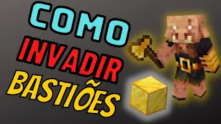 Melhor Forma de Como Explorar os Bastiões No Minecraft Sem Morrer #minecraft