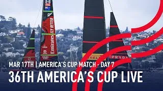 The 36th America’s Cup Presented by PRADA | 🔴 LIVE Day 7