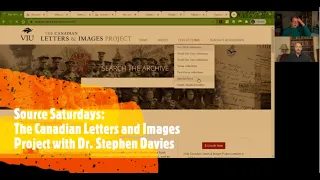 Source Saturday: The Canadian Letters and Images Project with Dr. Steven Davies