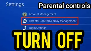 How to turn off parental controls on ps4 with New Method