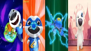 TALKING TOM GOLD RUN 2 VS Tom Hero Dash VS Super Wings Jett Run TOM bubble shooter TALKING HANK