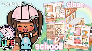 I Built My Dream *SCHOOL* 📚 In Toca World! || voiced 🔊 || Toca Life World 🌎