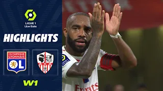 OLYMPIQUE LYONNAIS - AC AJACCIO (2 - 1) - Highlights - (OL - ACA) / 2022-2023