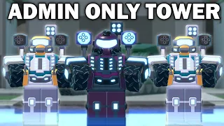 ADMIN only tower is back.. TDS | ROBLOX