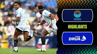 Super Rugby Pacific 2023 | Moana Pasifika v Fijian Drua Rd 1 Highlights