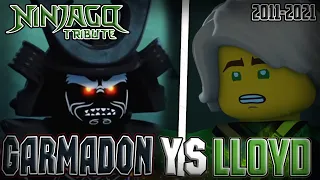 ALL BATTLES Garmadon vs Lloyd clip: Ninjago tribute. Son vs father