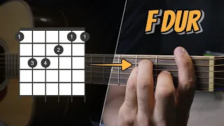 Naučte se hrát F DUR na kytaře (je to jednodušší, než si myslíte)