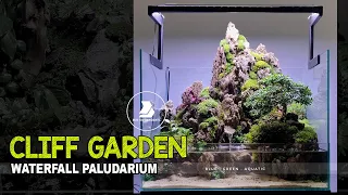 #46 - CLIFF GARDEN WATERFALL PALUDARIUM 60 cm | Set Up