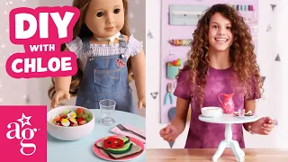 Create a Yummy Mini Meal for your American Girl Doll! | Doll DIY | @AmericanGirl