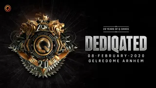 DEDIQATED | 20 years of Q-dance | Warm Up Mix!
