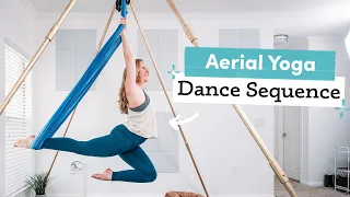 Aerial Yoga Class | Learn This Dance Loop In The Hammock