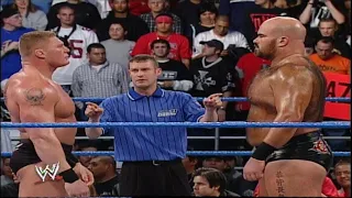 Brock Lesnar Vs A Train Smackdown 2003 720p HD Full Match