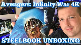 Avengers: Infinity War - Best buy Exclusive 4k Ultra HD STEELBOOK Unboxing