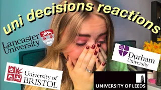 UNIVERSITY DECISION REACTION 2021 | uk college decision reaction 2021 & reacting to my ucas offers