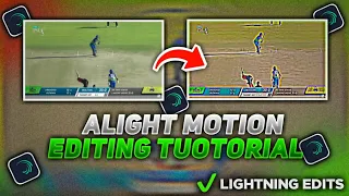 ALIGHT MOTION EDITING TUOTORIAL OF LIGHTNING EDITS ⚡ • NEW HDR CC EFFECT LIGHTNING EDITS ✨