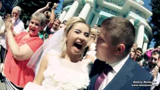 Мега позитивная веселая свадьба ,веселое свадебное видео лучшая свадьба