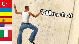 GTA San Andreas WASTED in 11 Different Languages