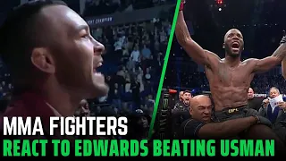 UFC 286: MMA Fighters react to Leon Edwards defeating Kamaru Usman