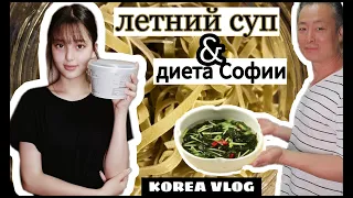 Cold Cucumber Seaweed Soup&Sophia's diet/KOREA VLOG