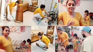 Full indian house cleaning routine🌺 घर के काम कभी ख़तम नहीं होते 🏡 हर दिन एक नया काम शुरू हो जाता है