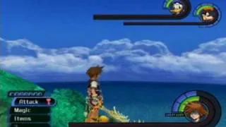 Kingdom Hearts - Secret menu, bahamut and a bug