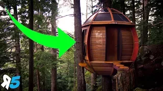 6 INSANE Treehouses You wont Believe Exist | Random 5