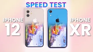 iPhone 12 Vs iPhone XR Speed Test 🔥 A14 Bionic vs A12 Bionic Chip 🔥