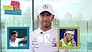 Federer or Nadal? Zidane or Messi? Lewis Hamilton plays ‘You Have To Answer’ | F1 2020