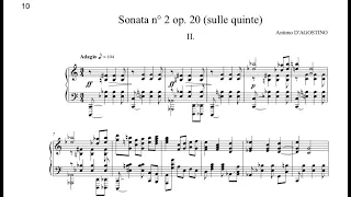 A. D'Agostino - Sonata n° 2 op. 20 sulle quinte mov. 2 (Adagio)