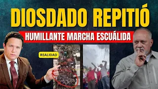 DIOSDADO ENCABEZÓ LA PEOR MARCHA ESCUÁLIDA DEL CHAVISMO EN 25 AÑOS