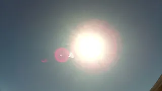 Strange happening during eclipse yesterday