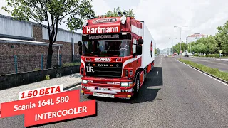 ETS2 1.50 beta | Scania 164L  580 Hartmann | from Sofia to Ruse | Bulgaria | Euro Truck Simulator 2