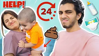 Babysitting For 24 Hours *GONE WRONG😫* | Yash & Nilam