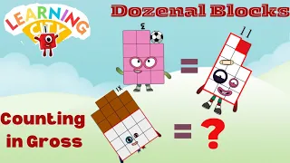 Dozenal Blocks | Numberblocks | Learn To Count 1 to 300 (3 gross) @Learningcity786