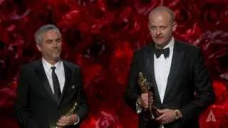 "Gravity" winning the Oscar® for Film Editing