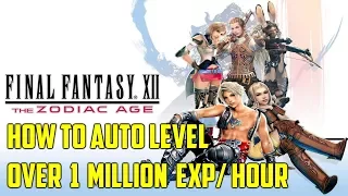 Final Fantasy XII: The Zodiac Age Auto Leveling Guide