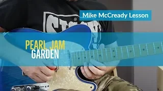 PEARL JAM - "Garden" Guitar Lesson with Solo | Mike McCready