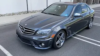 W204 2009 Mercedes Benz C63 AMG exterior walk around