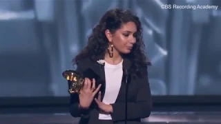 Alessia Cara wins 2018 Grammy for Best New Artist