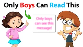 Only Boys Can Read This Joke!! 😳