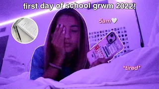 FIRST DAY OF HIGH SCHOOL GRWM 2022! *freshman year*