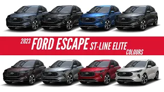 2023 Ford Escape ST-Line Elite – All Color Options – Images | AUTOBICS