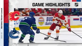 Flames @ Canucks 9/25 | NHL Highlights 2022