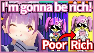 Aqua Used The Power Of God And Anime To Become Rich! 【Hololive / Eng Sub】