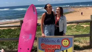 Angelina (Kirby) singing on the Location tour to Home and Away. 8/10/23