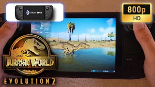 Steam Deck | Jurassic World Evolution 2 | 800p | Steam Deck preset
