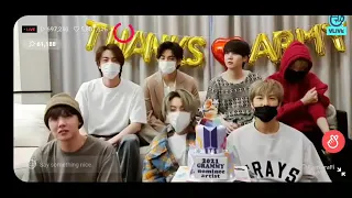 (Eng Sub) 2021-03-15 VLIVE BTS GRAMMY (Thanks ARMY)