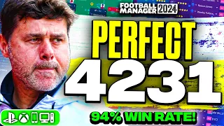 Pochettino's PERFECT 4-2-3-1 FM24 Tactic! | 94% Win Rate + 840 Shots!